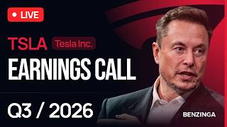 Tesla Q3 FY26 Earnings Call | $TSLA | 🔴 WATCH LIVE
