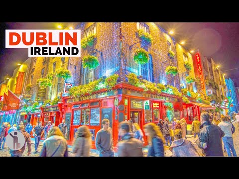 Dublin, Ireland | Introduction Scenes | Walking Tour 4K