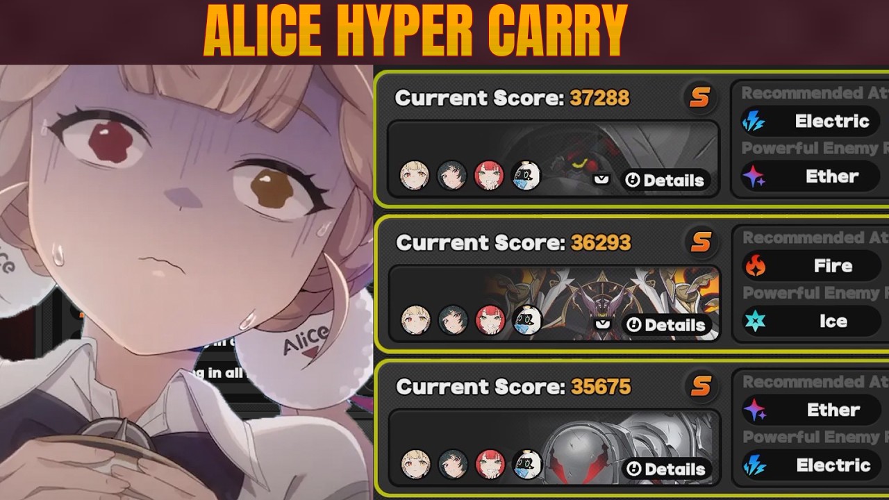 Alice Hyper Carry Destroys Shiyu Defense | Zenless Zone Zero 2.6