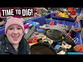 I HURT MY BACK and STILL WENT TO THE BINS!  Come Thrift With Me at The Goodwill Outlet.