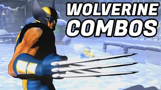 UMVC3 - WOLVERINE SOLO COMBOS!