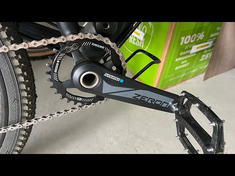 Sr Suntour zeron crankset . Installation and quick review