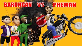 THUG CHALLENGES BARONGAN || CARTOON BARONGAN