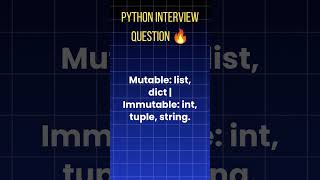Mutable and Immutable Objects in Python? | MNC Python Interview | SSLABS