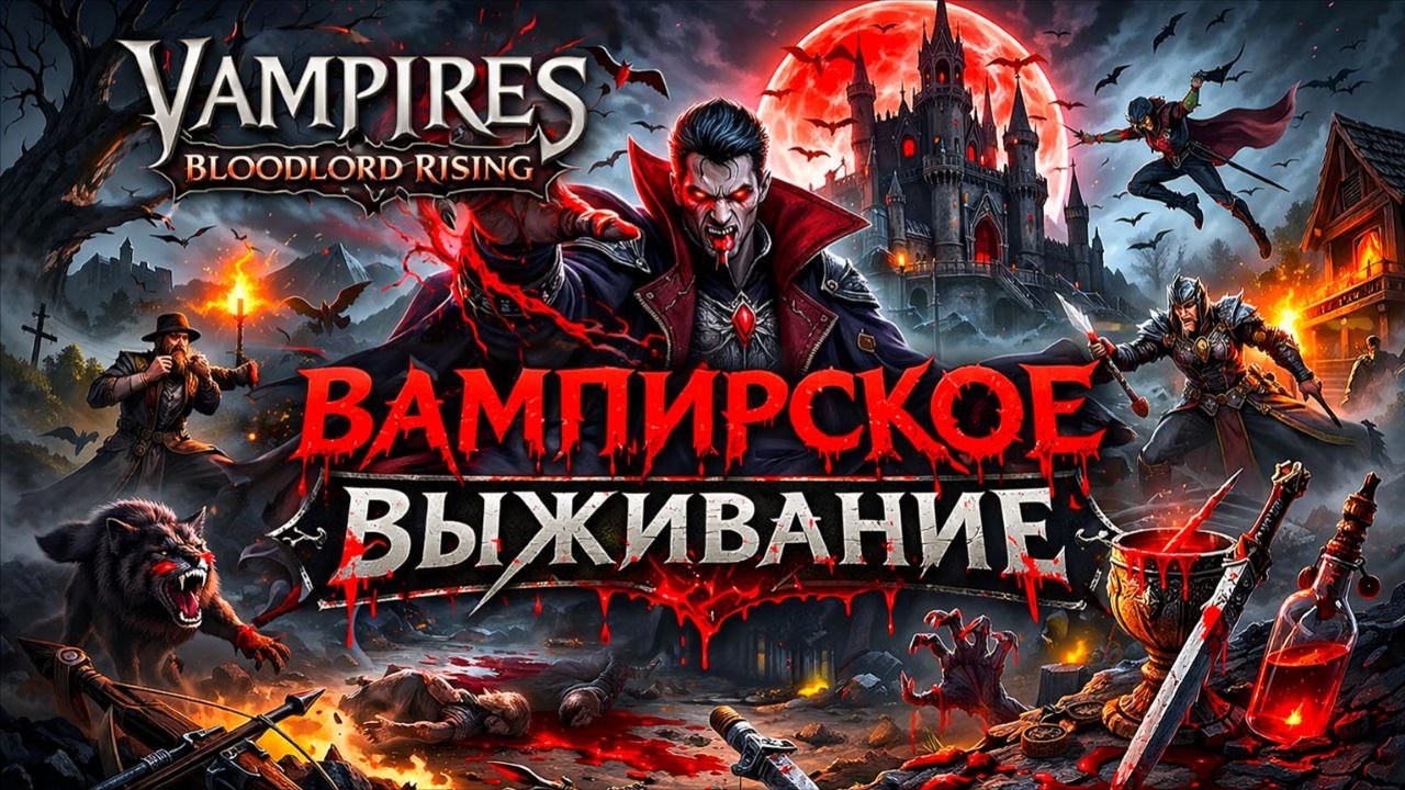 ВЫЖИВАНИЕ ЗА ВАМПИРА ➤ VAMPIRES: BLOODLORD RISING первый взгляд