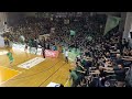 Panathinaikos fans in volleyball game against kifisias in greek league