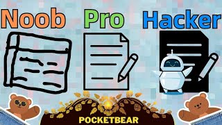 NOOB vs PRO vs HACKER - Logic Square - Nonogram | @PocketBear470 screenshot 2