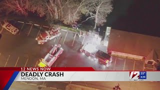 Father, son killed in Mendon crash identified