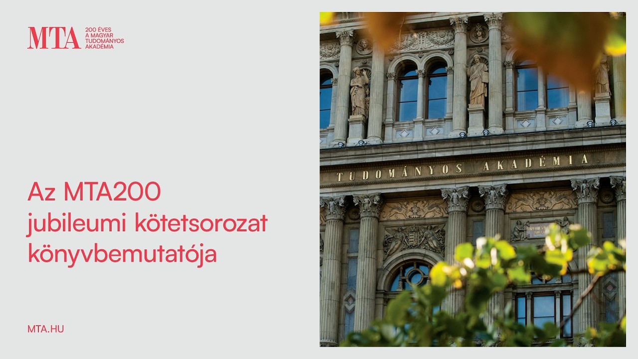Az MTA200 jubileumi kötetsorozat könyvbemutatója