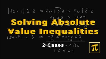 How to SOLVE ABSOLUTE Value Inequalities? - 2 Cases