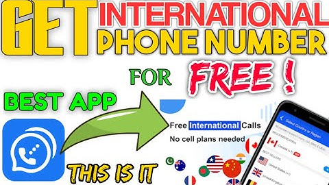 HOW TO GET INTERNATIONAL NUMBER WITHOUT CHANGING SIM CARD ! DINGTONE !
