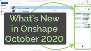 What's New in Onshape - October 2020