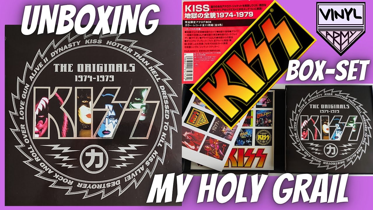 Mein Holy Grail 😍 KISS The Originals 1974 - 1979 Japan Vinyl Box Set Limited Edition | Unboxing