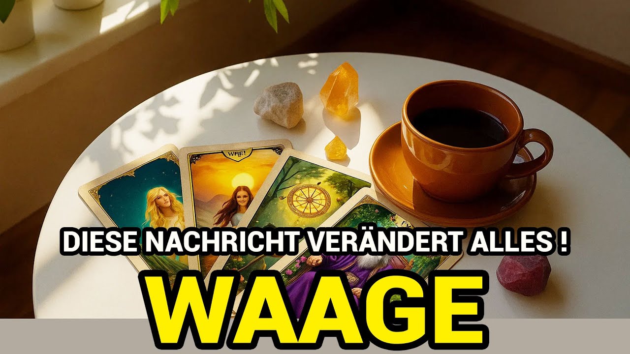 WAAGE ♎ DEIN LEBEN VERÄNDERT SICH JETZT! EINE DRASTISCHE WENDE, LIEBE... #waage