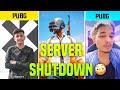 😳 Pubg Mobile Servers Shut Down Pro Youtubers Reaction And Opinion - Legend X - Gamexpro