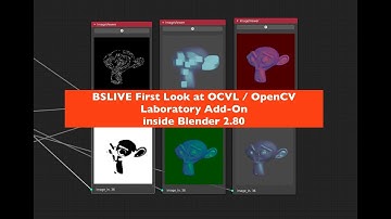 BSLIVE First Look OCVL OpenCV Laboratory Add-On in Blender