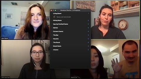 How to use self-selected breakout rooms (need Zoom version 5.3 or higher)