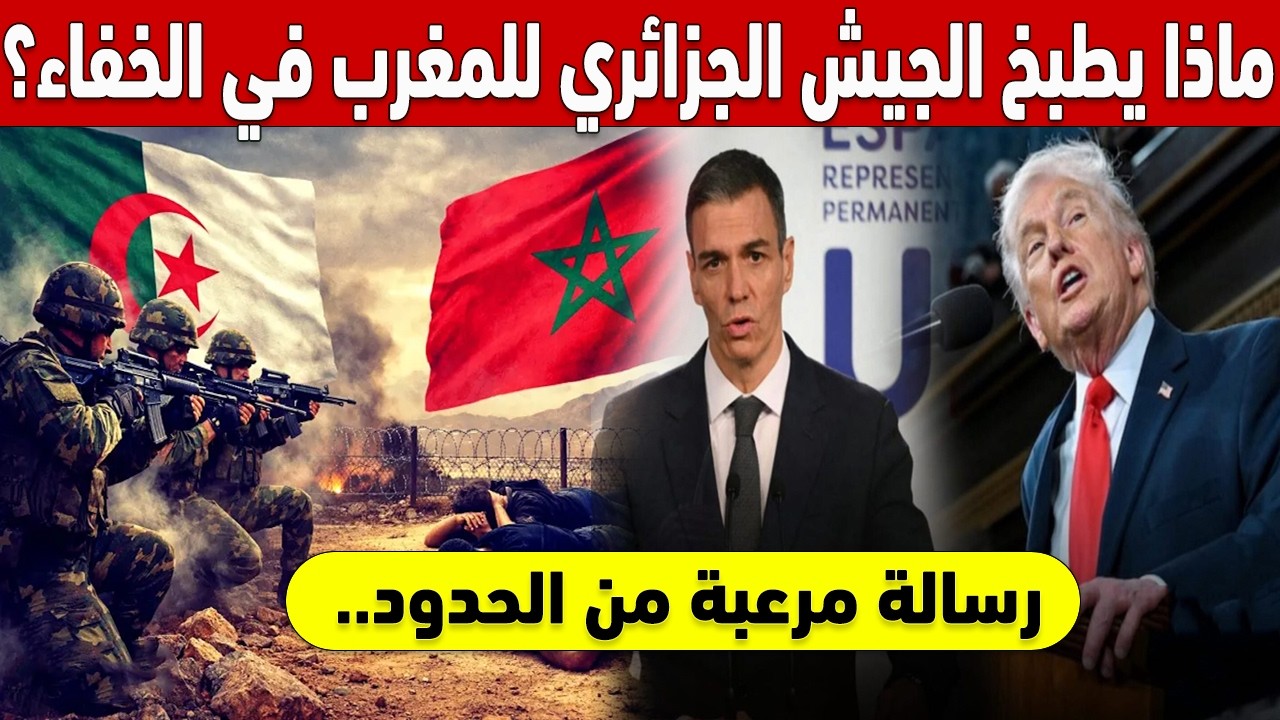 💣 رسالة مرعبة من الحدود.. ماذا يطبخ الجيش الجزائري للمغرب في الخفاء؟ 🔴