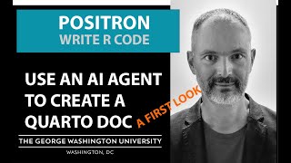 AI Agent Coding in Positron - Can it be done?
