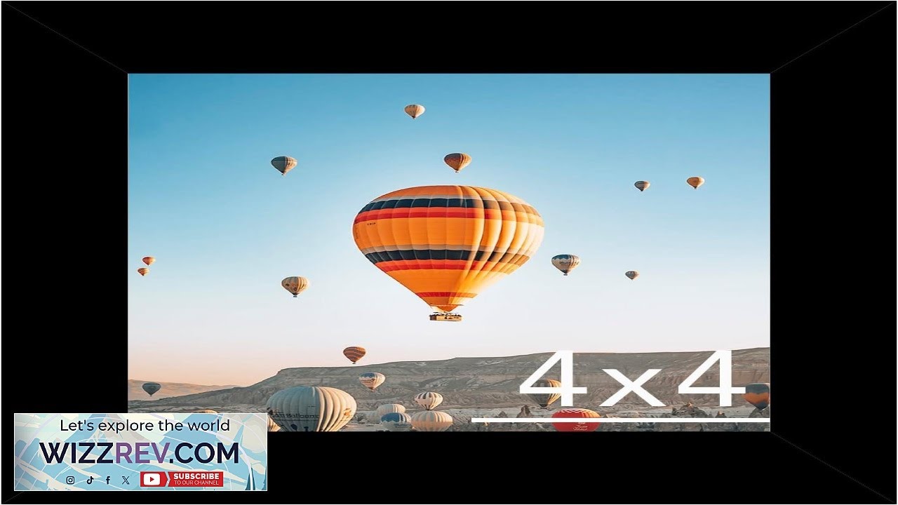 4x4 Picture Frame Black for Wall Hanging or Tabletop Wall Mounting Horizontally