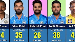 AGE Of Famous Indian Cricketers in 2024 Guide