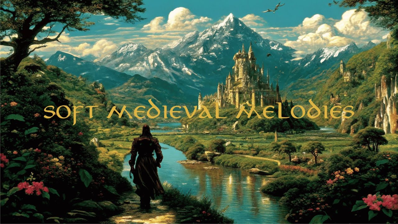 Medieval Fantasy Ambience  Soft Lute & Harp for Deep Focus