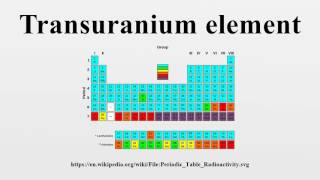Transuranium element