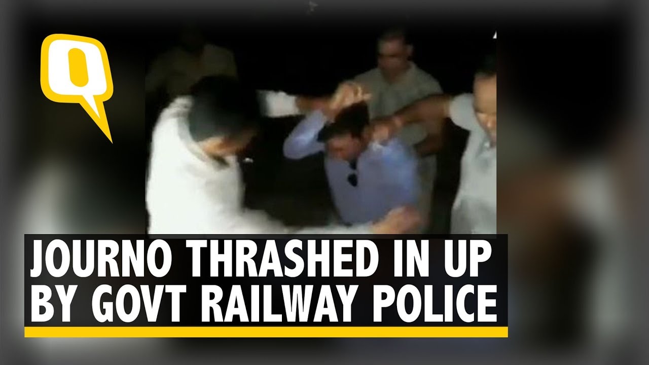 Journo Covering Goods Train Derailment in UP Thrashed by GRP Cops | The Quint