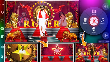 new style🔥trending cinematic motion poster Am editing in kinemaster attitude status editing 2021