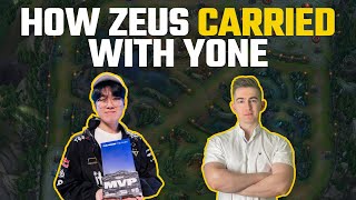 HOW ZEUS CARRIED WITH YONE | Zeus vs TheShy InDepth Review | Worlds 2023