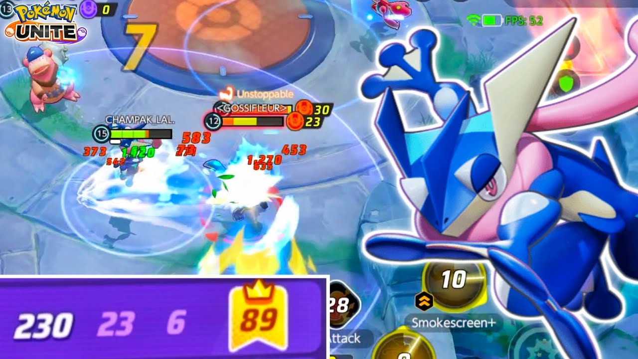 GRENINJA FULL CRIT BUILD Solo Queue Ranked Gameplay | Pokemon UNITE ...