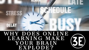 Why Online Learning is Making Your Brain Explode:  Cognitive Load