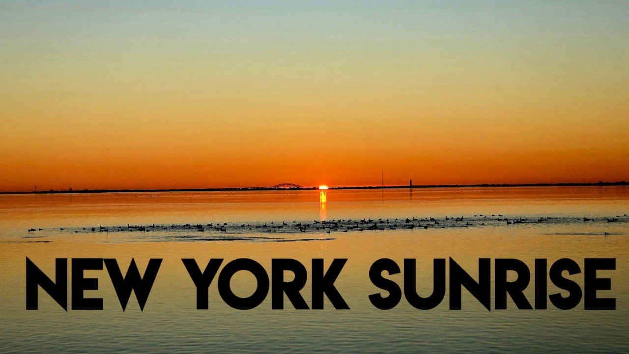 New york Sunrise: 10 Minutes of Pure Peace