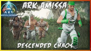 New Adventure The Local Tribe Knocked me out But I Slip Away! - ARK Amissa Descended Chaos Episode 1