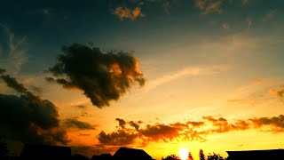 Golden Sunset Sky | Relaxing Timelapse Music