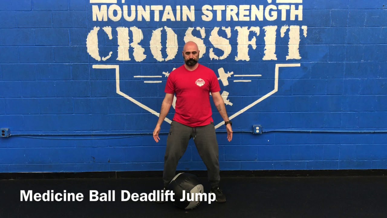 Medicine Ball Deadlift Jump YouTube