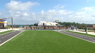 Previewing the new observation deck at Charlotte Douglas International Airport