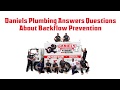 Backflow Prevention Q And A