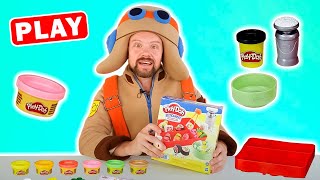 ПЛЕЙ ДО Распаковка Готовим суши - Лепим из пластилина Play Doh