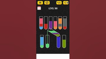 water sort puzzle level 168 gameplay walkthrough solution