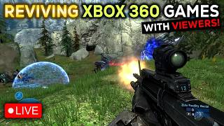 Reviving DEAD Xbox 360 Games with Viewers! (LIVE)