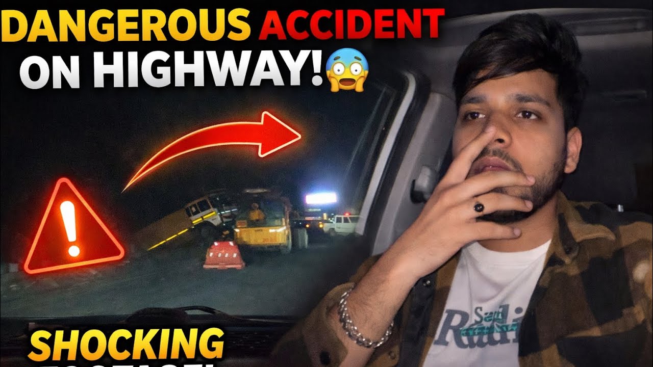 Accident on KMP highway 😨 