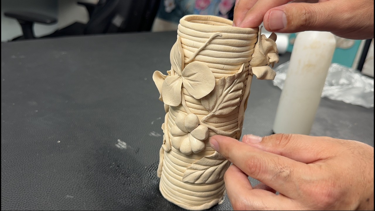DIY Rope Wrapped Planter | Handmade Clay Flower Pot - YouTube