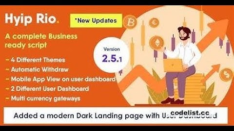 How to install Hyip Rio - Advanced Hyip Investment Scheme With Ranking System and Automatic Withdraw