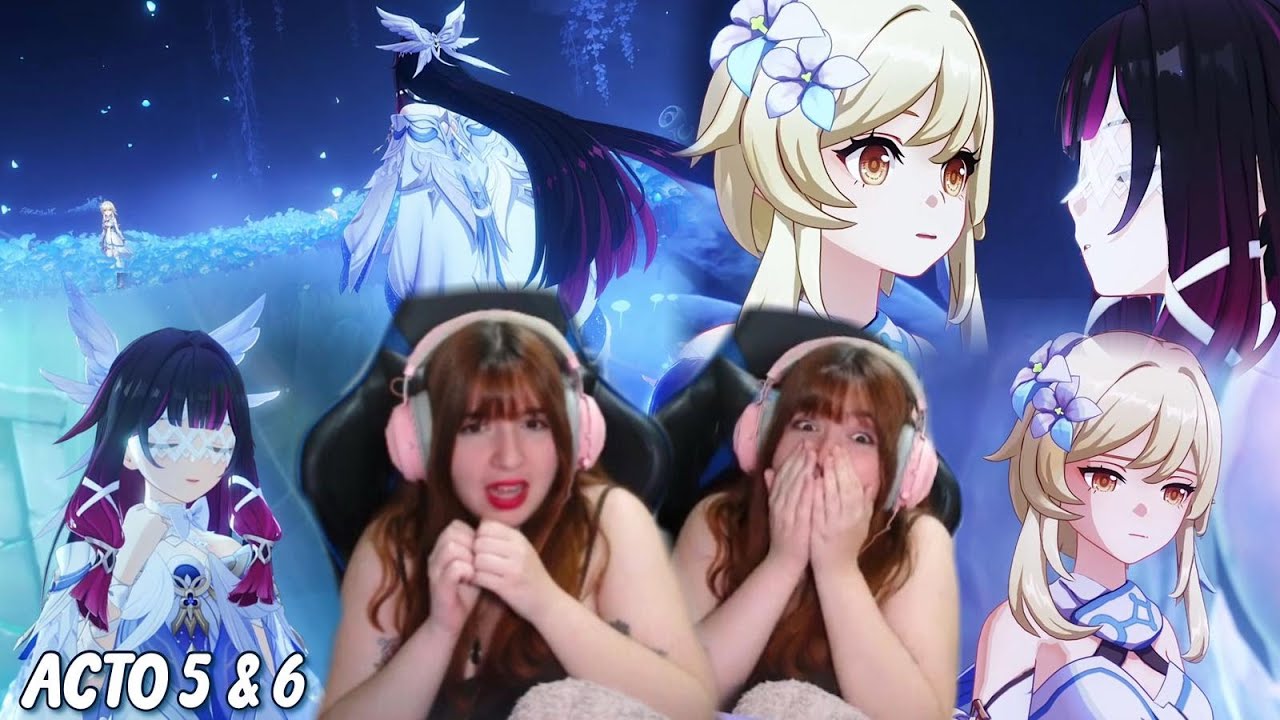 COLUMBINAAAAAAAAAAAAA Reacción al acto 5 y 6 | Genshin Impact