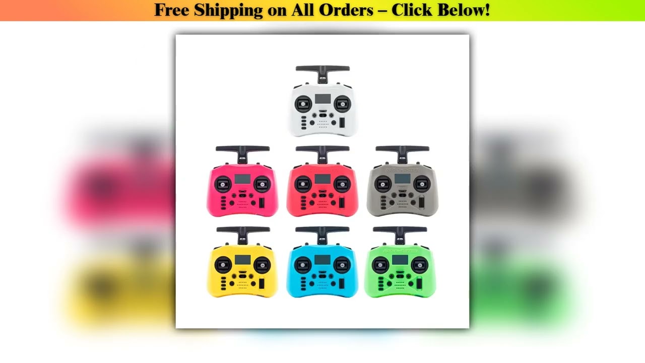 Radiomaster Pocket Crush 2.4GHz ELRS Hall Gimbal Transmitter Remote Control Portable Lightweight