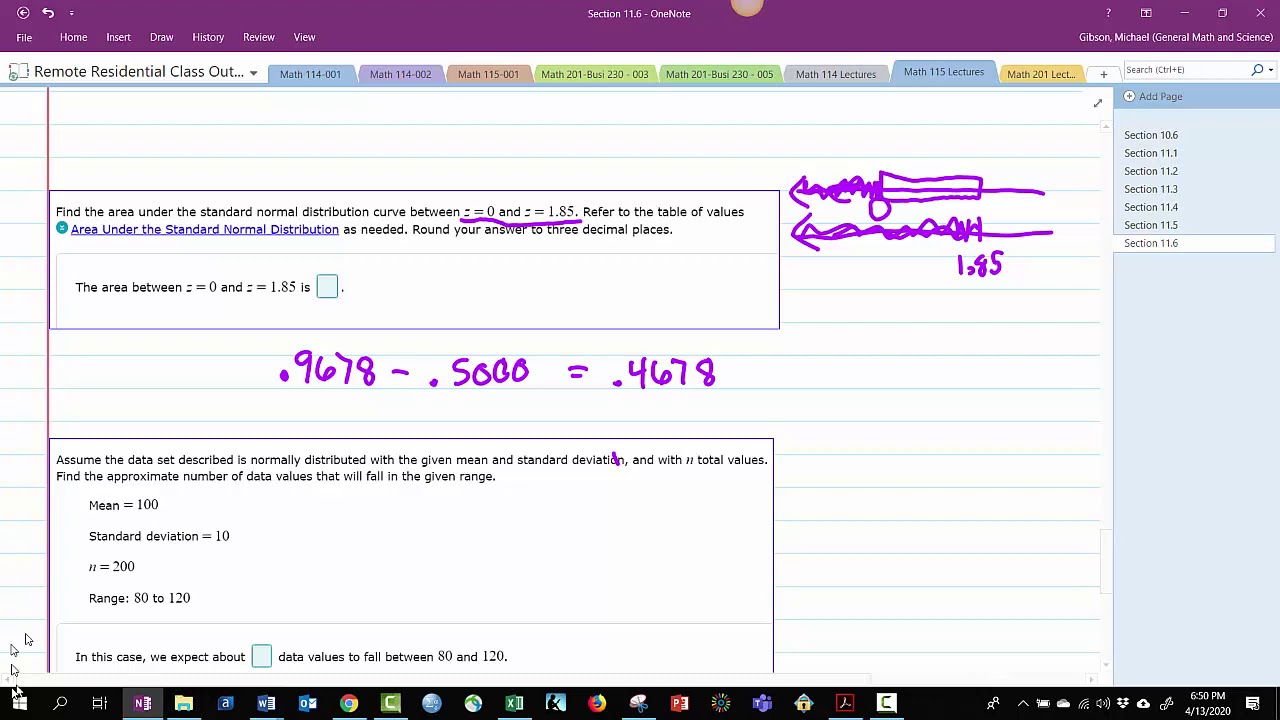 Section 11.6 - Math 115 B - YouTube