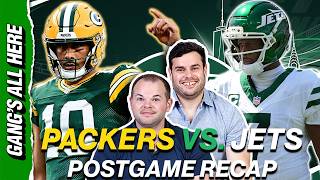 Jets suffer BRUTAL loss to Packers in OT POST GAME REACTION! | Gang's All Here LIVE