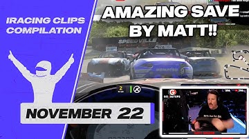 November 22 | iRacing Clips Compilation