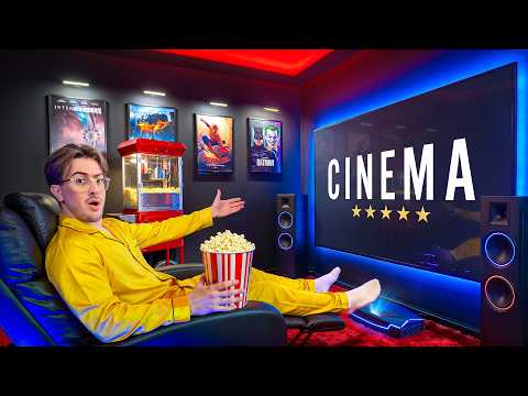 I turned my room into a REAL movie theater